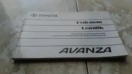 Buku Owners Manual Book Pedoman Petunjuk Toyota Avanza th 2004 sd 2011