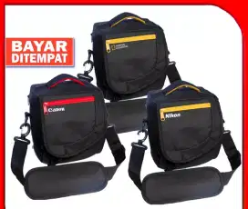 Tas kamera model Segitiga ~ Tas kotak sedang Canon National Geographic