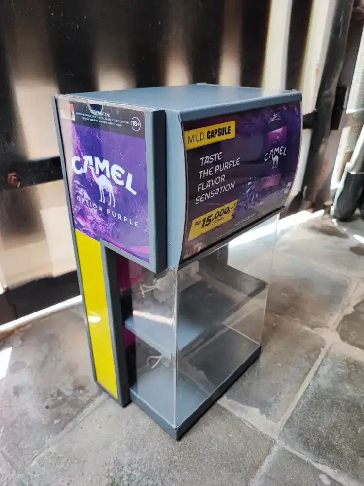 Neon Box Display Original Etalase Rokoq Camel