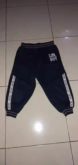 Celana Jogger Anak Cool Boy 6T-8T. Bahan tebal. Warna Navy