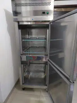 Freezer sansio stainless 2 pintu second preloved