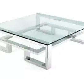 Meja hiasan ruang tamu stainless steel