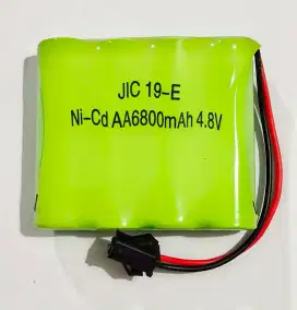 TERMURAH Baterai cas nicd 4.8V 6800 mAh - u/remote control mobil