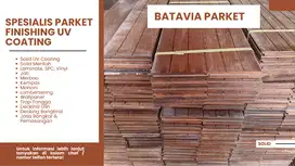 Lantai kayu jati solid / parket jati solid berkualitas / merbau / ulin