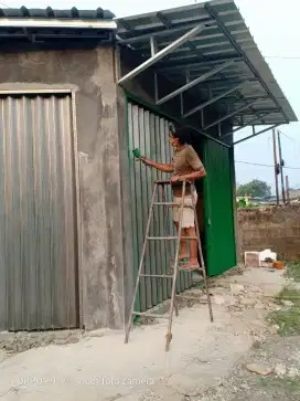 Roling door folding gate