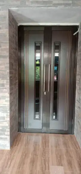 Pintu jendela kaca aluminium