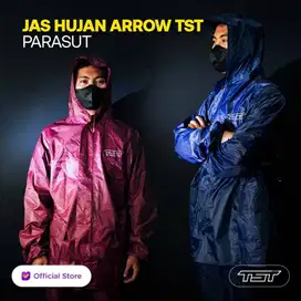 Jas Hujan Setelan Jaket Celana Parasut Taslan TST Arrow by GMA Dewasa