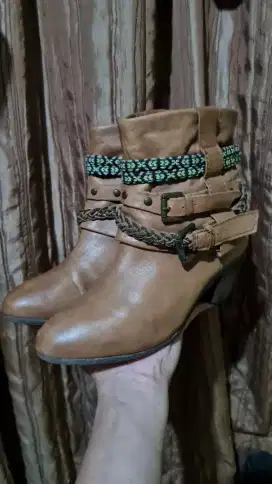 Sepatu Boots Rotelli kulit asli original