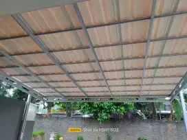 Kanopi baja atap sepandek pasir