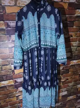 Dress Dongker Baju panjang