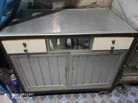 Gerobak etalase jualan bahan alumunium
