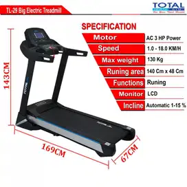 treadmill TL 29AC TOTAL FITNESS