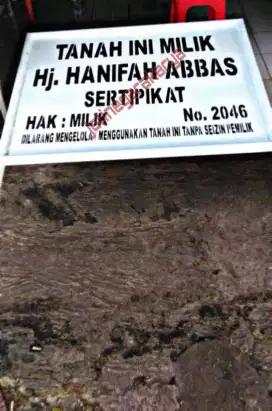 Papan Merk / Plang