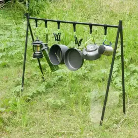 Rak besi gantungan auriga adv Tripod Hanging Rack