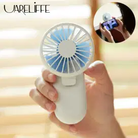 uereliffe kipas mini portable jepit ponsel handheld clip fan 3 speed