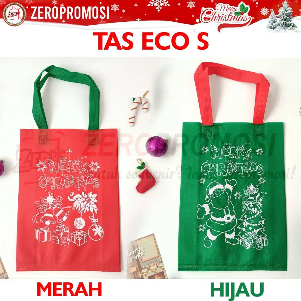 TAS BINGKISAN NATAL Bahan Spunbond