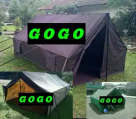 Tenda pramuka komando camping 3x4 D300 dinir