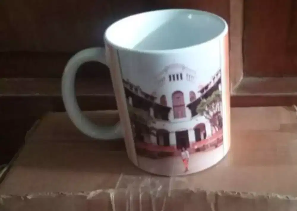 Mug custom foto sendiri+ tulisan
