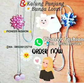 Kalung Panjang Bunga