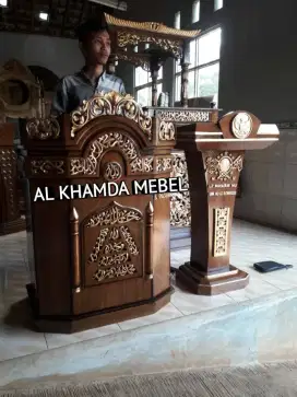 Mimbar Mushola Kerajinan Asli Kota Jepara