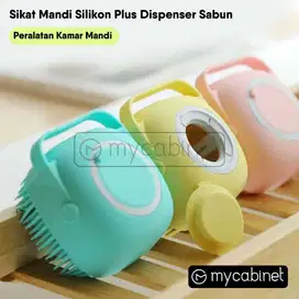 Bath Shower Silicone Body Scrub Brush Sikat Gosok Badan Mandi Silikon