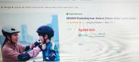 SEGWAY Protecting Gear / Alat Pengaman saat berolahraga.. Baru