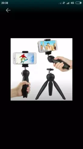 Tripod handphone hp mini yunteng yt 228 kepala holder U handphone hp