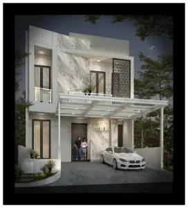 DIJUAL RUMAH BARU 2 LANTAI MINIMALIS MOCCA VRBANA DIAN ISTANA