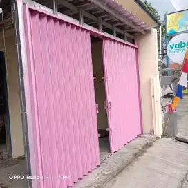 Folding get dan rolling door