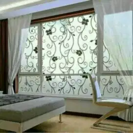 Stiker Kaca Motif (untuk kaca rumah-gedung)