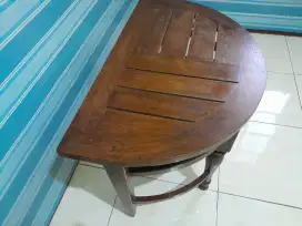 Jual meja kayu jati asli barang antik harga nego.
