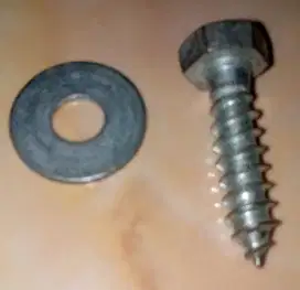 Baut cacing drat kasar lengkap dengan ring kunci13