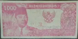 Uang Soekarno Seribu  Rupiah Edisi 1964