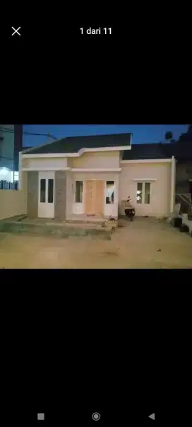 Rumah baru 8x12, 3kt, 2km strategis sktr kawasan hertsning Areopala