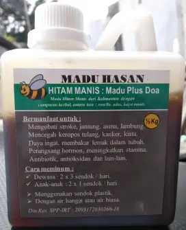 Madu Hasan Hitam Manis