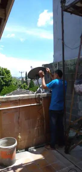 Parabola 45cm Tanpa Biaya Bulanan GARMEDIA