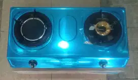 KOMPOR SUGGO 2TUNGKU STAINLESS (ada Burner Bara)