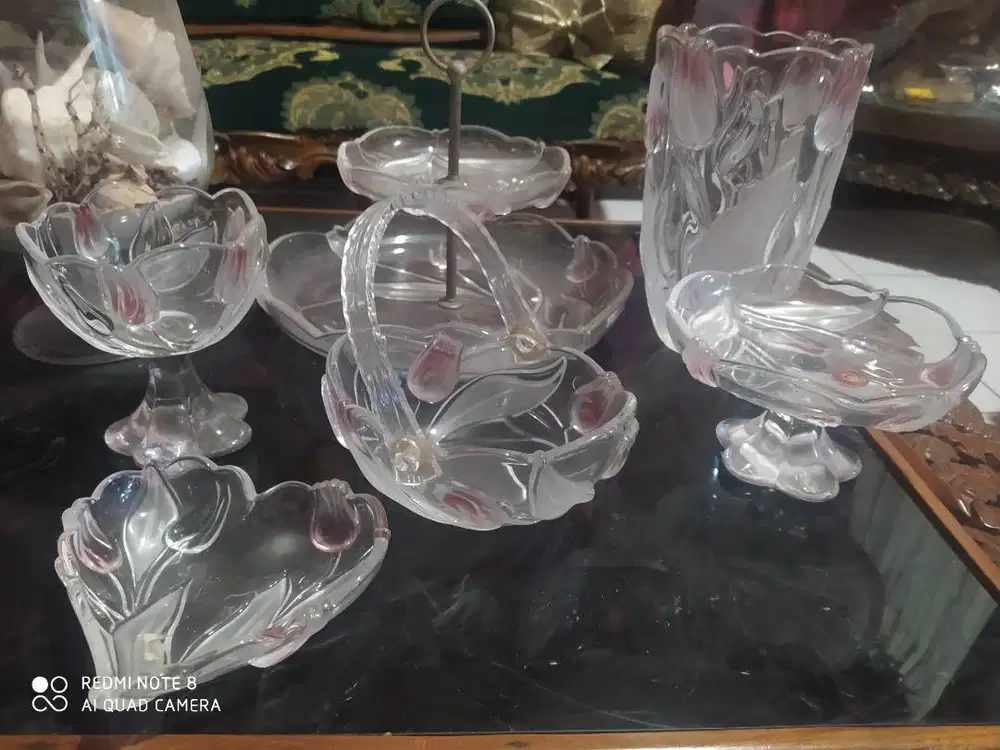 Pink tulip crystal germany