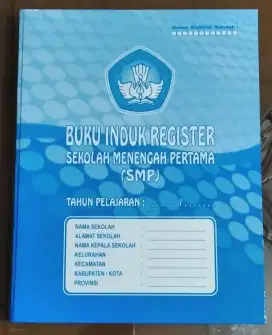 Buku Induk Registrasi SMP