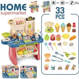 Mini Market Play Set Kado Mainan Anak Perempuan Playset Toy Cewek Toys