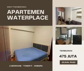 Dekat Pakuwon mall Apartemen waterplace 2 BR termurah