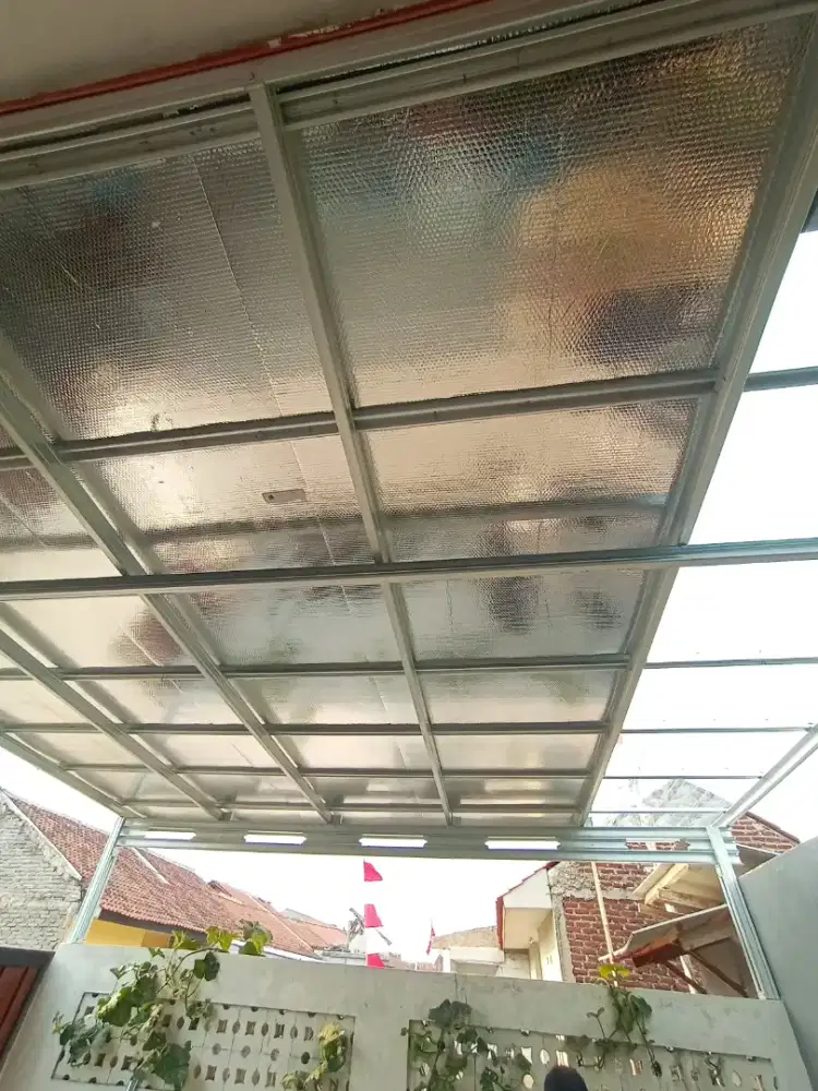 Kanopi Baja ringan + Peredam Panas, Canopy Spandek