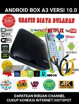 Android box Digital Alat penerima siaran Tv dan ribuan channel luar