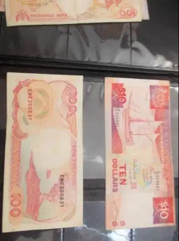 Sale- Uang Kertas Duit Mulus Ori 100 Rupiah Tahun 1990 Asli