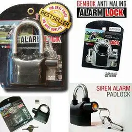 Gembok alarm anti maling