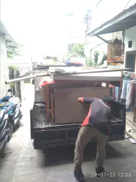 Jasa pindahan kontrakan , jada sewa pickup losbak