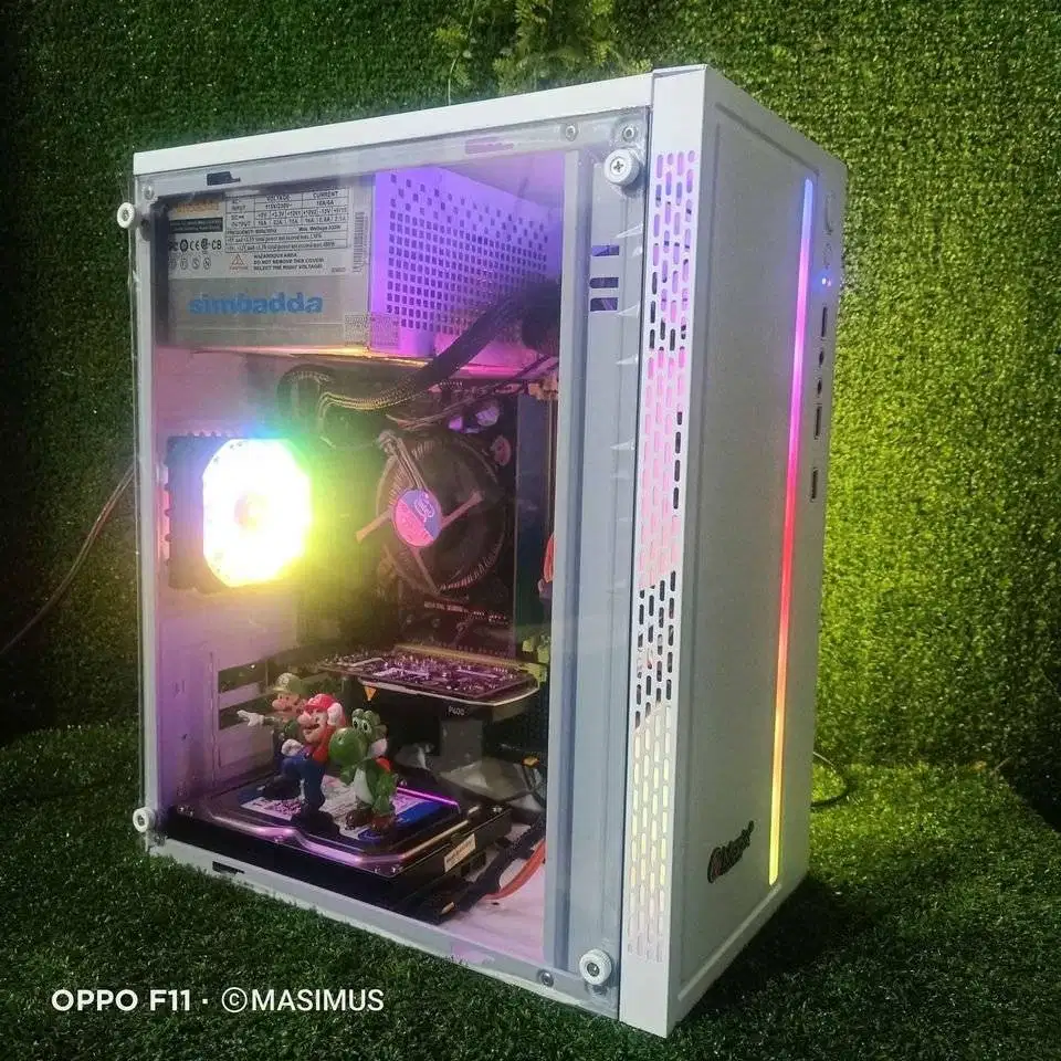 PC gaming FULL SET editing core i3 gen 6 ram 8GB DDR 4 SSD HDD VGA 2gb