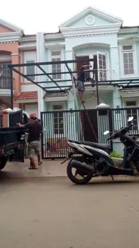 Kanopi baja ringan,kanopi modern alderon,kanopi minimalis