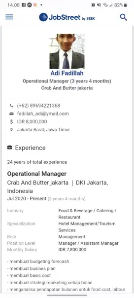Mancari pekerjaan sebagain manager