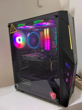 PC Rakitan AMD + MSI, RGB Ready